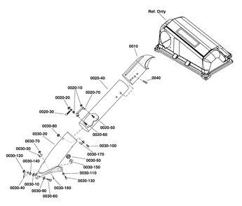 Tube Group Diagram and Parts List for 1696133A-00  Briggs and Stratton Lawn Tractor Accessories